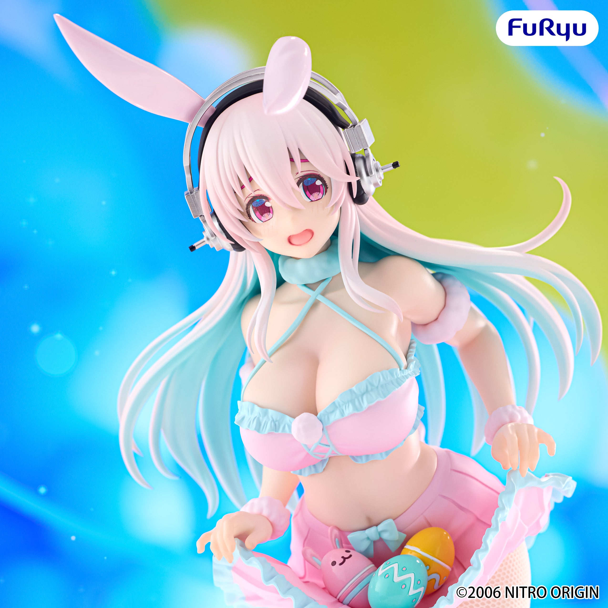 PRE-ORDER FuRyu - Super Sonico BiCute Bunnies Figure - Super Sonico: Pastel Easter Ver.