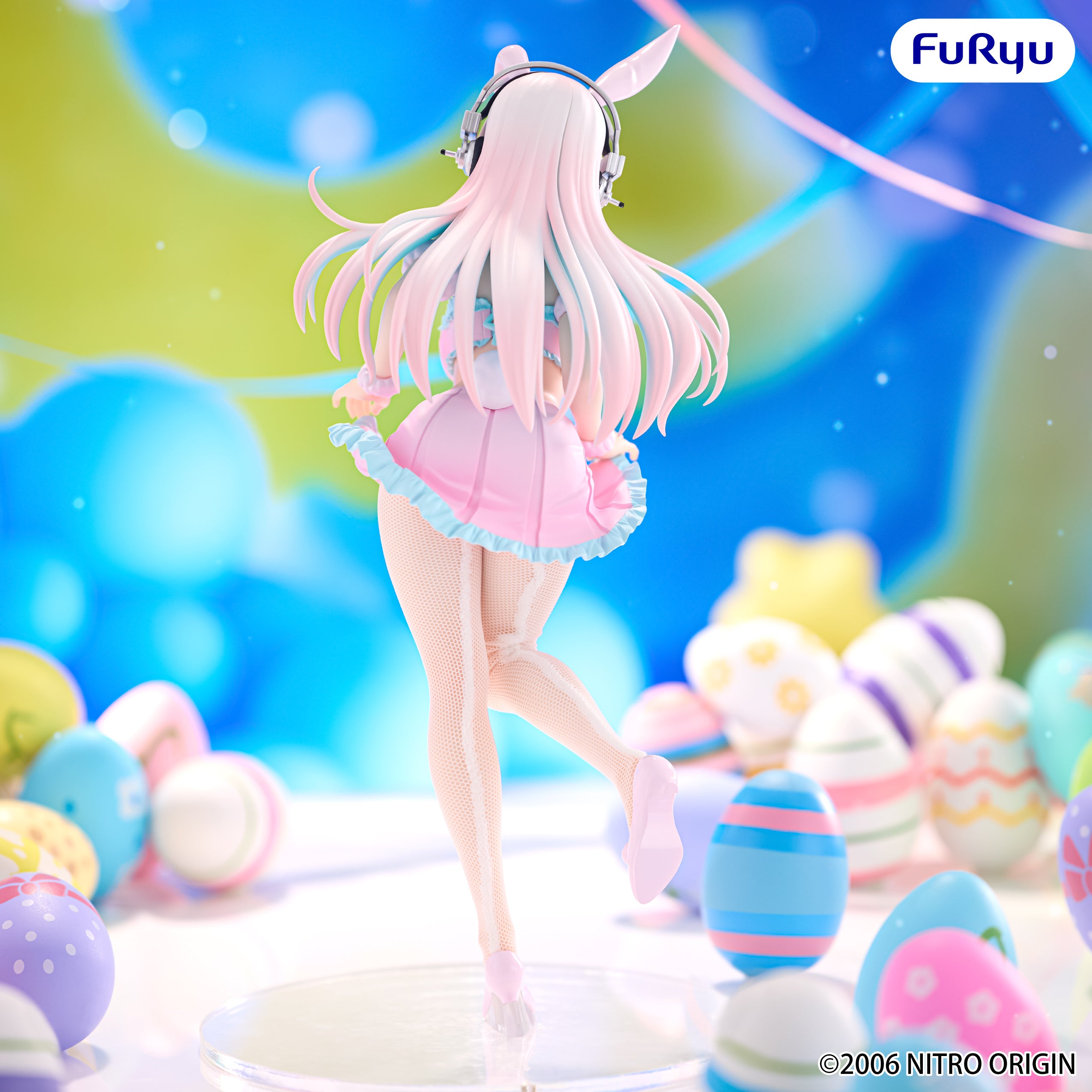 PRE-ORDER FuRyu - Super Sonico BiCute Bunnies Figure - Super Sonico: Pastel Easter Ver.