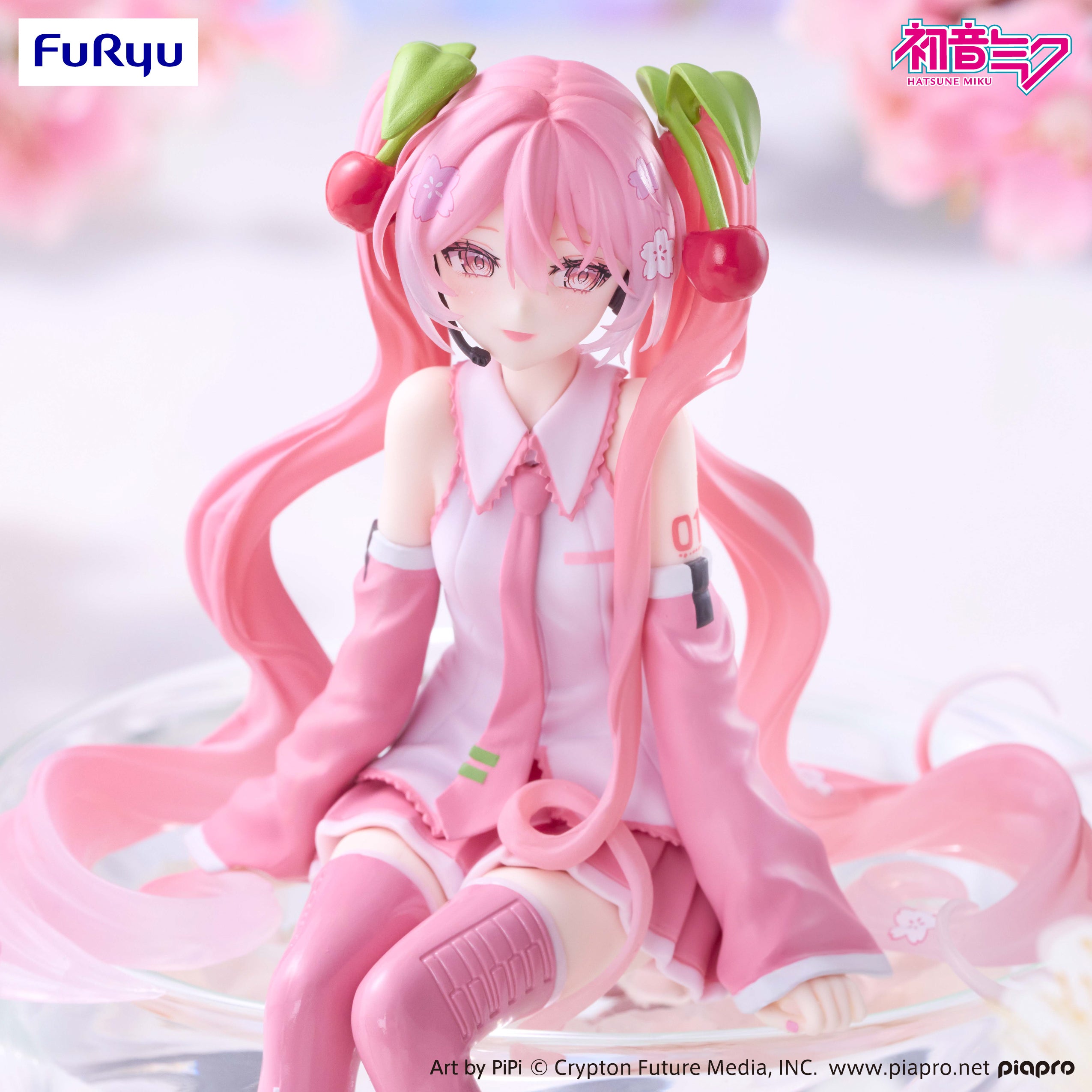PRE-ORDER FuRyu - Hatsune Miku Noodle Stopper Figure - Sakura Miku 2026: Smile Ver.