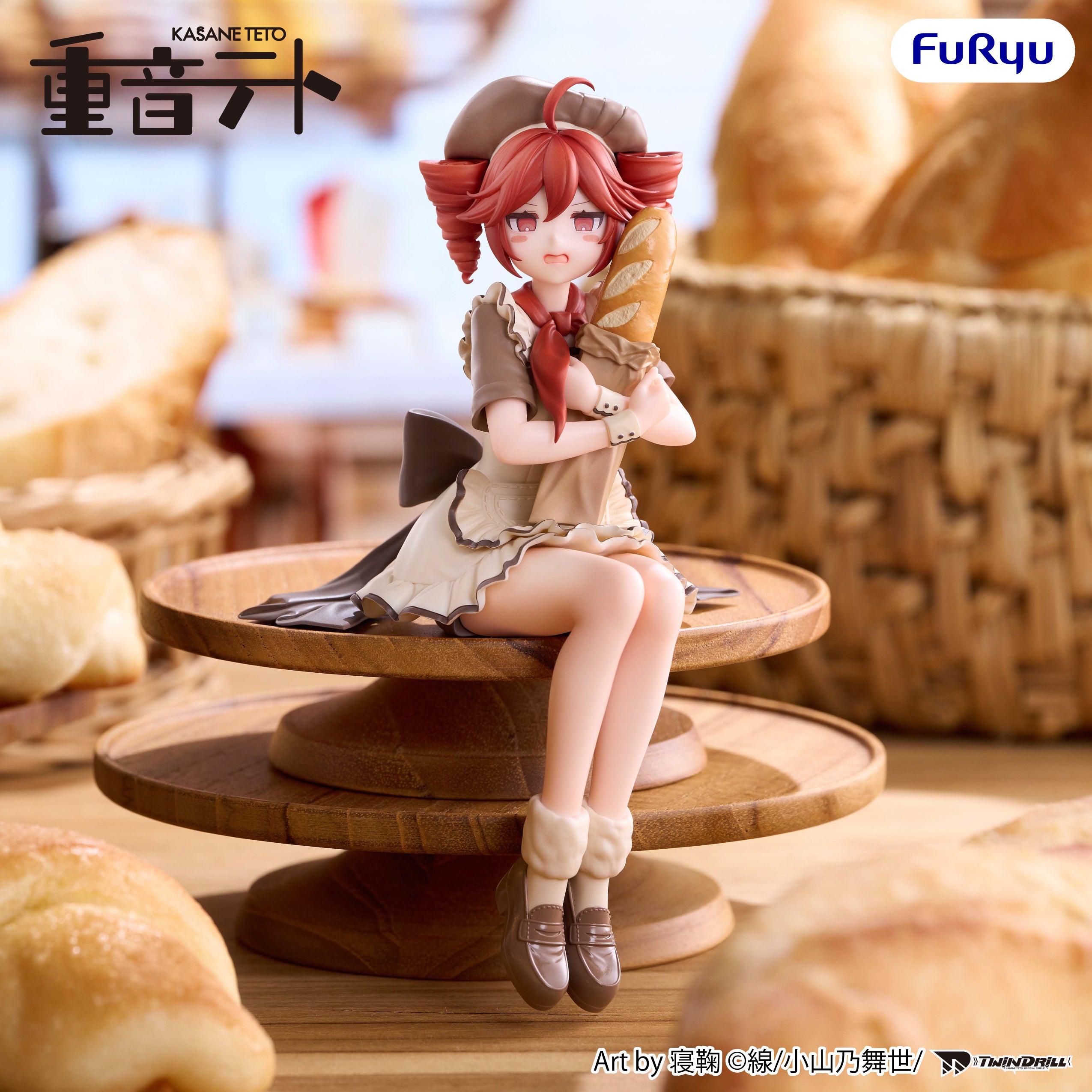 PRE-ORDER FuRyu - Kasane Teto Noodle Stopper Figure - Kasane Teto: Baguette Ver.