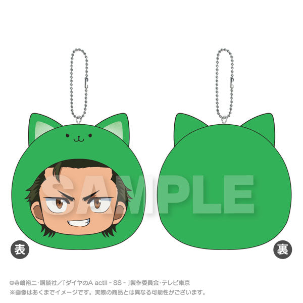 SPECIAL ORDER Stella Notes - Marumates Cushion Keychain - Ace of Diamond Act II - Yoichi Kuramochi [JP]