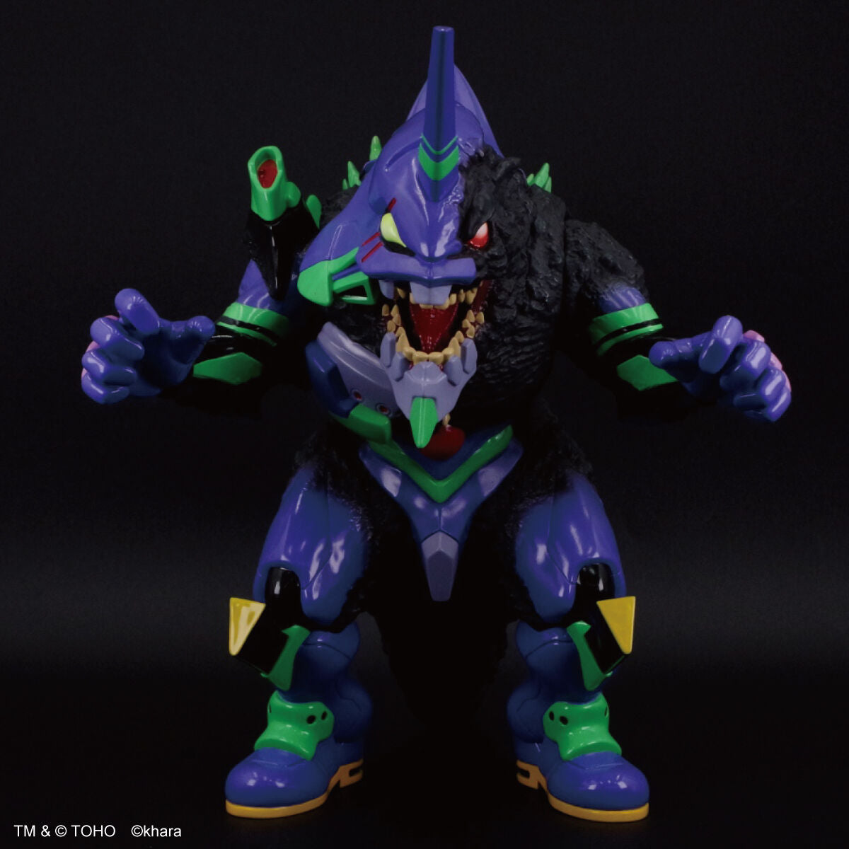 SPECIAL ORDER Bandai - Retro Soft Vinyl - Godzilla × Evangelion - Evangelion Unit-01: G Awakening Form [JP]