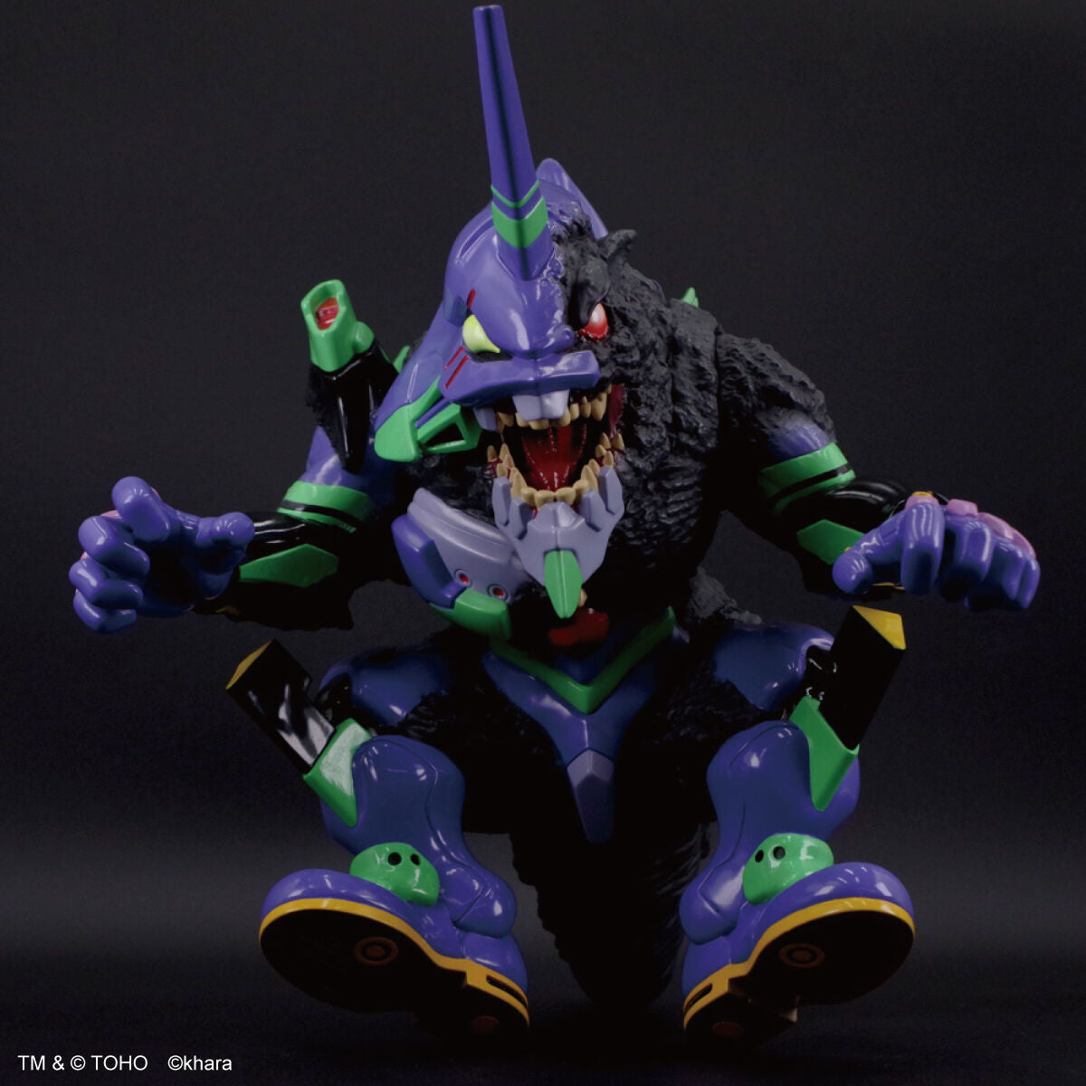 SPECIAL ORDER Bandai - Retro Soft Vinyl - Godzilla × Evangelion - Evangelion Unit-01: G Awakening Form [JP]