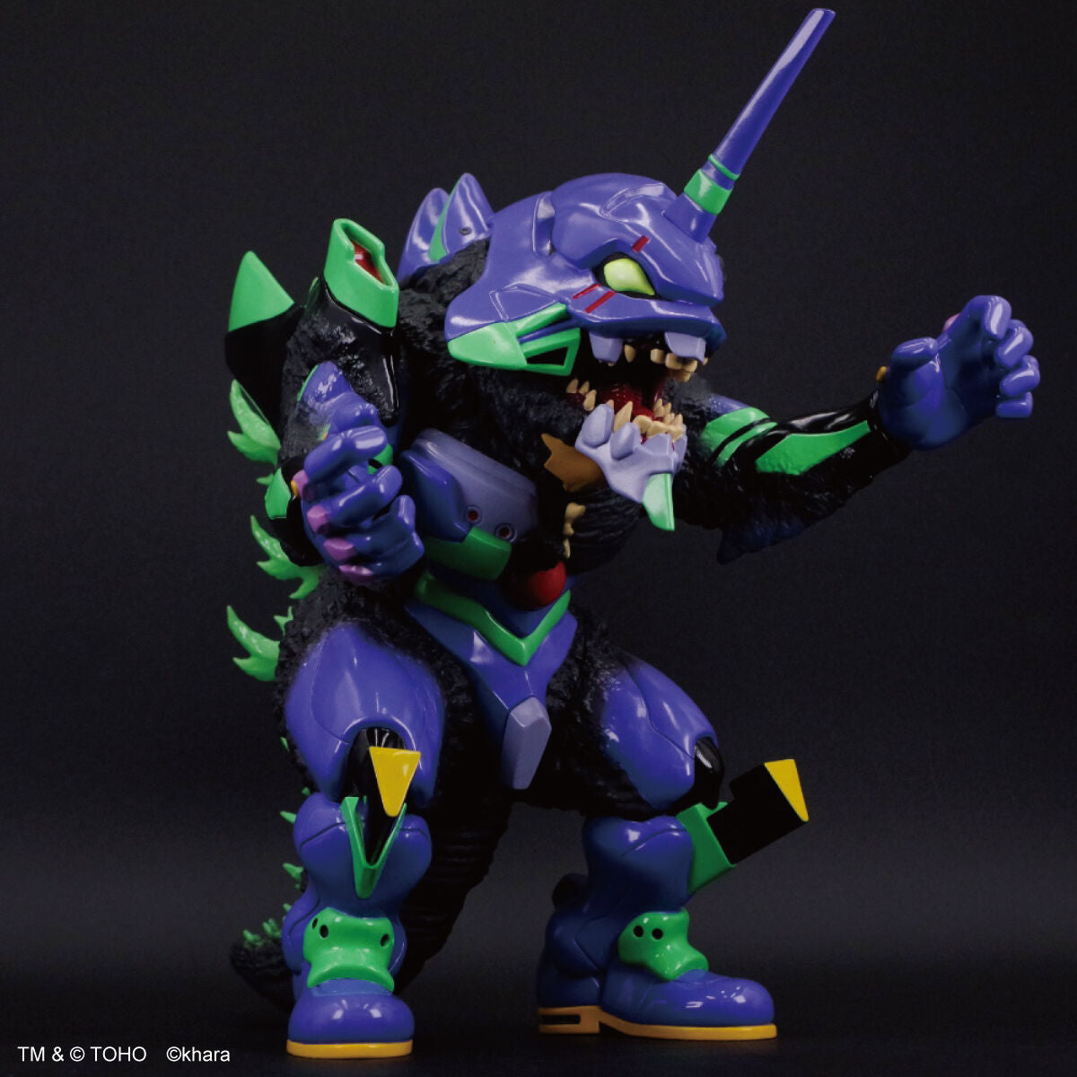 SPECIAL ORDER Bandai - Retro Soft Vinyl - Godzilla × Evangelion - Evangelion Unit-01: G Awakening Form [JP]