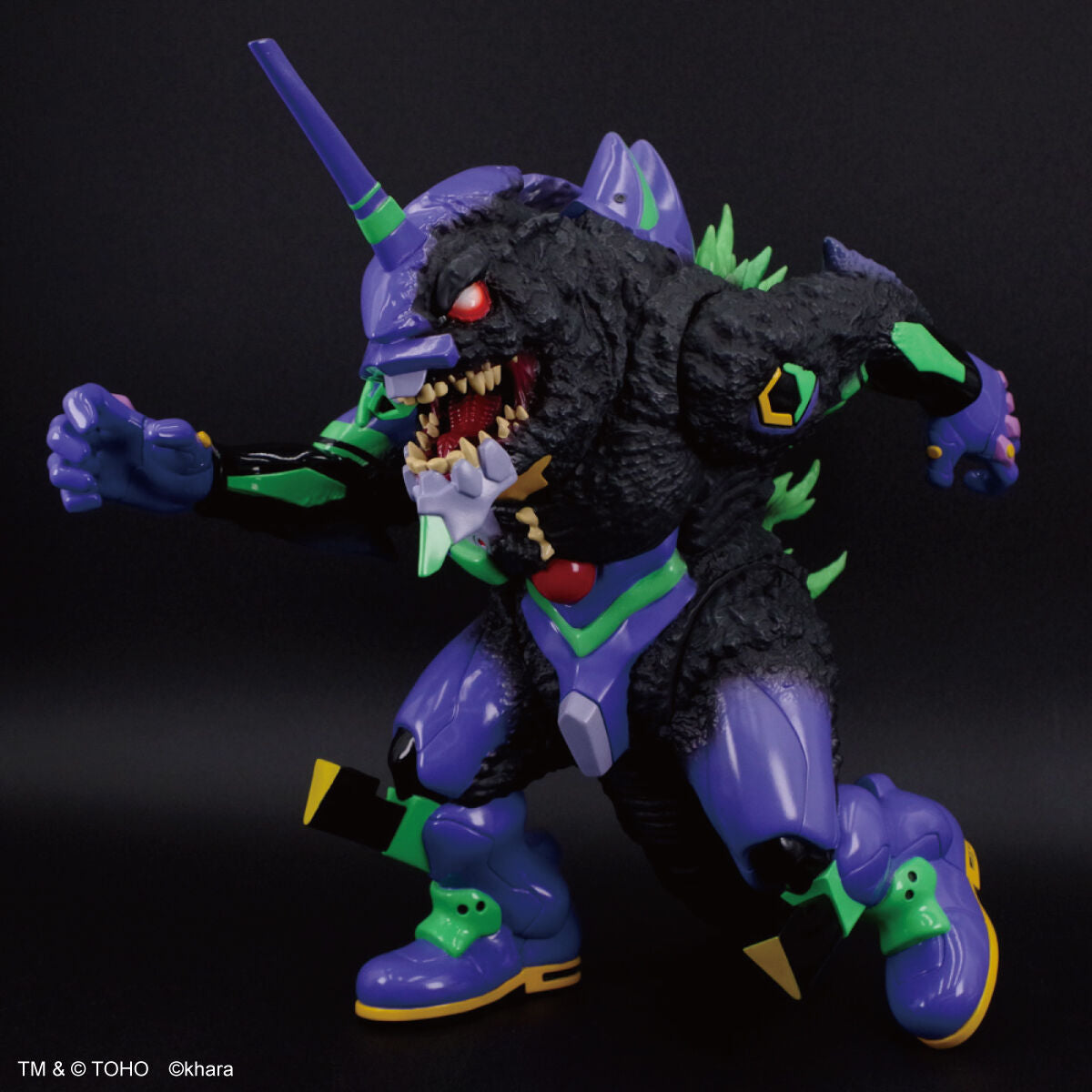 SPECIAL ORDER Bandai - Retro Soft Vinyl - Godzilla × Evangelion - Evangelion Unit-01: G Awakening Form [JP]