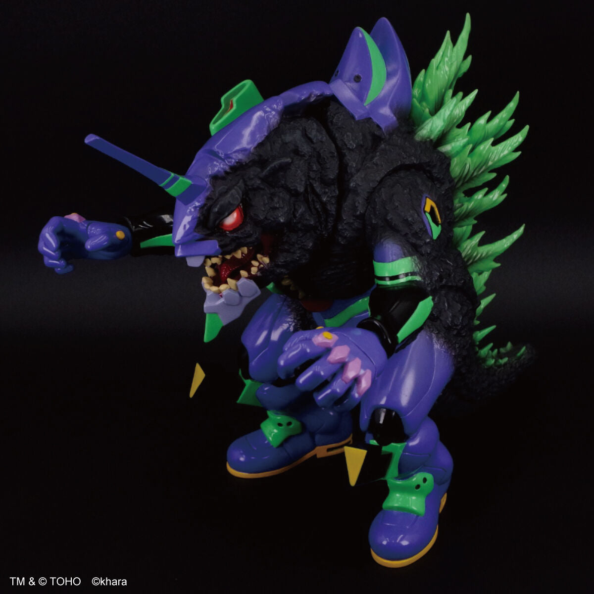 SPECIAL ORDER Bandai - Retro Soft Vinyl - Godzilla × Evangelion - Evangelion Unit-01: G Awakening Form [JP]