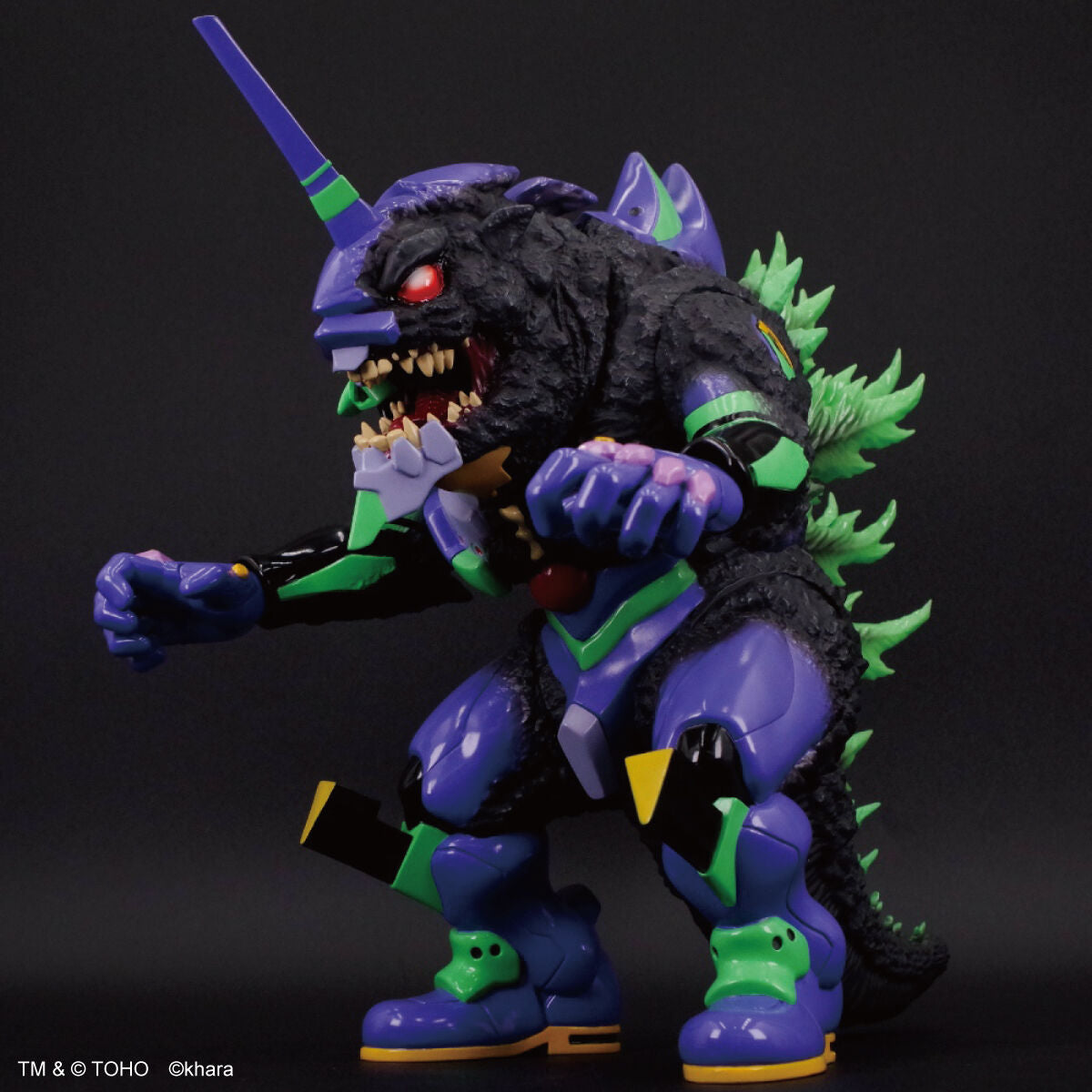 SPECIAL ORDER Bandai - Retro Soft Vinyl - Godzilla × Evangelion - Evangelion Unit-01: G Awakening Form [JP]