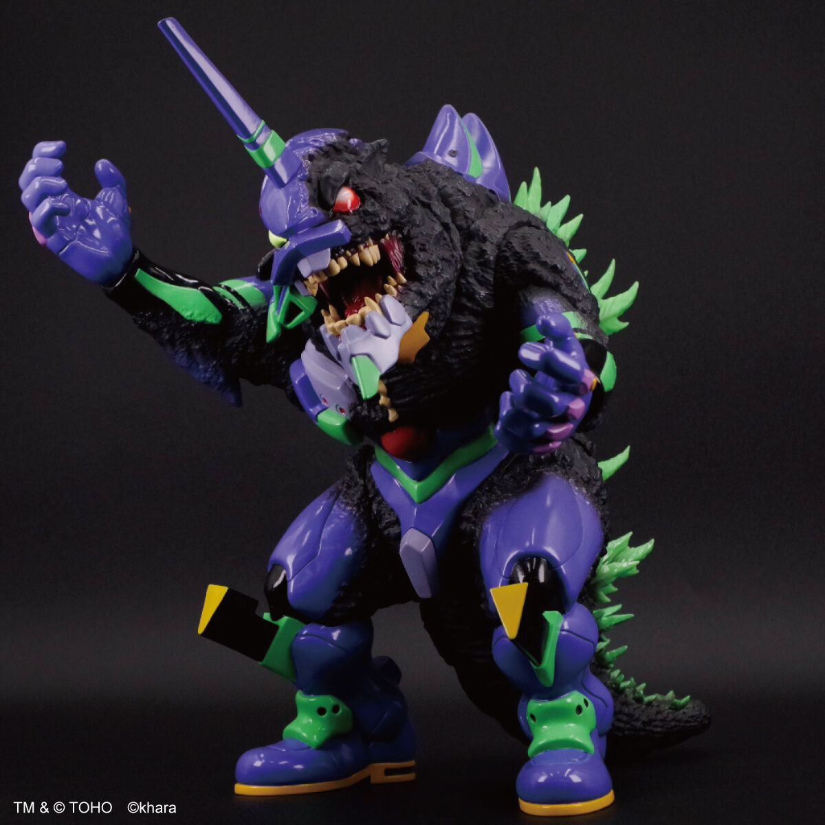SPECIAL ORDER Bandai - Retro Soft Vinyl - Godzilla × Evangelion - Evangelion Unit-01: G Awakening Form [JP]