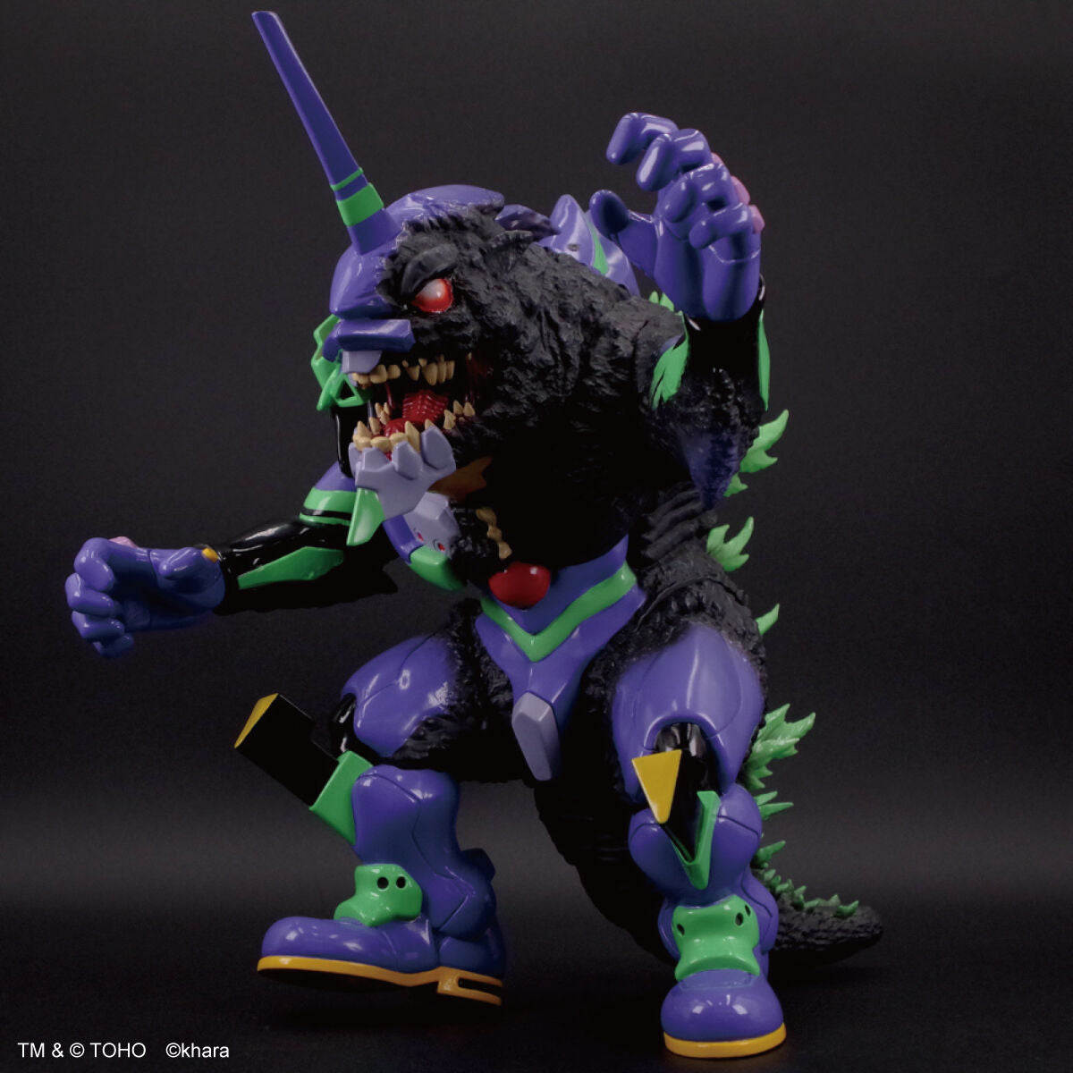 SPECIAL ORDER Bandai - Retro Soft Vinyl - Godzilla × Evangelion - Evangelion Unit-01: G Awakening Form [JP]