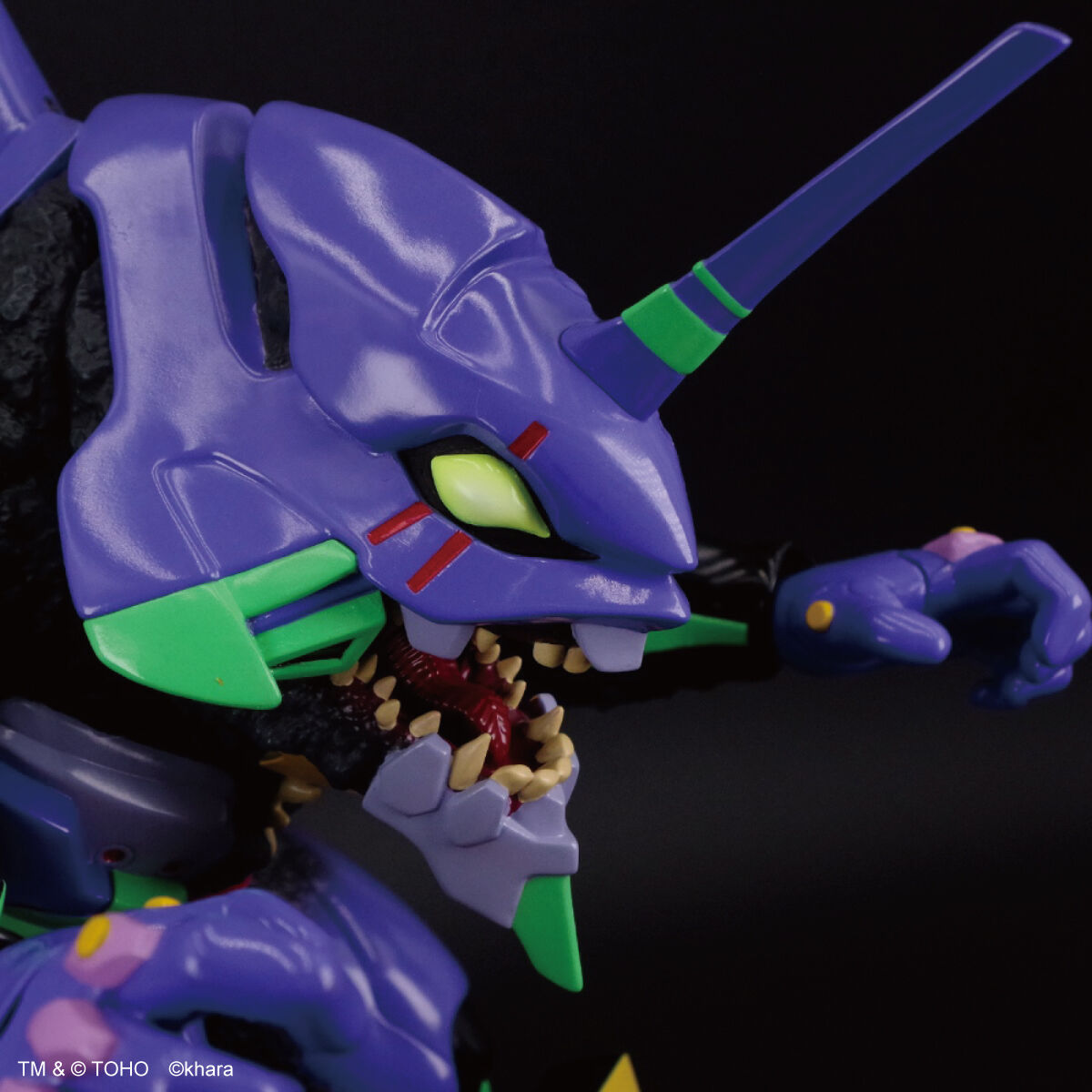 SPECIAL ORDER Bandai - Retro Soft Vinyl - Godzilla × Evangelion - Evangelion Unit-01: G Awakening Form [JP]