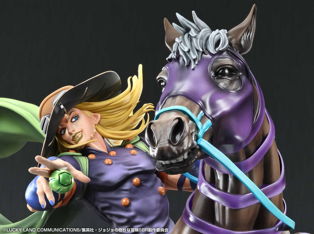 SPECIAL ORDER Medicos Entertainment - Chozo Art Collection - Steel Ball Run: JoJo's Bizarre Adventure - Gyro Zeppeli & Valkyrie [EXCLUSIVE]