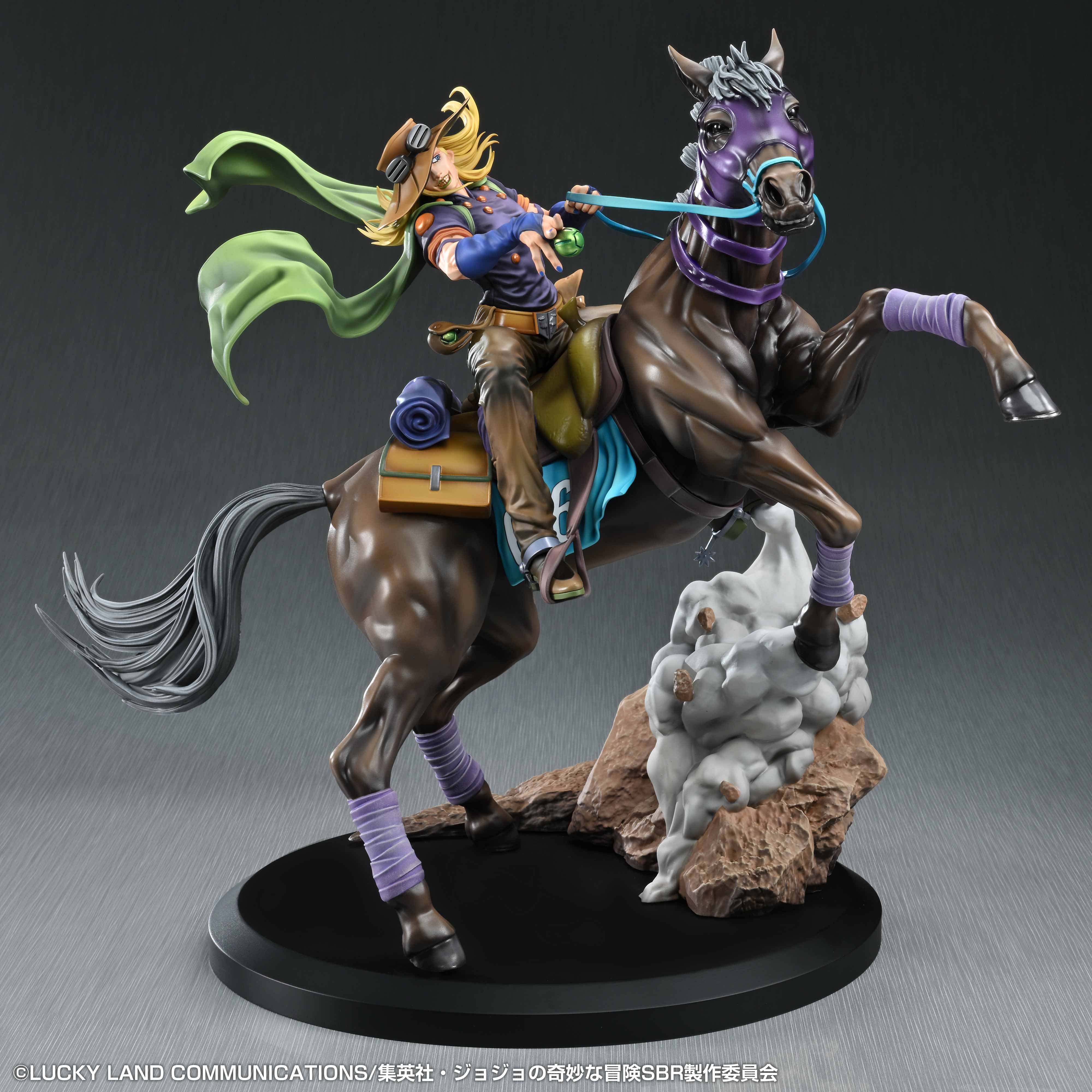 SPECIAL ORDER Medicos Entertainment - Chozo Art Collection - Steel Ball Run: JoJo's Bizarre Adventure - Gyro Zeppeli & Valkyrie [EXCLUSIVE]