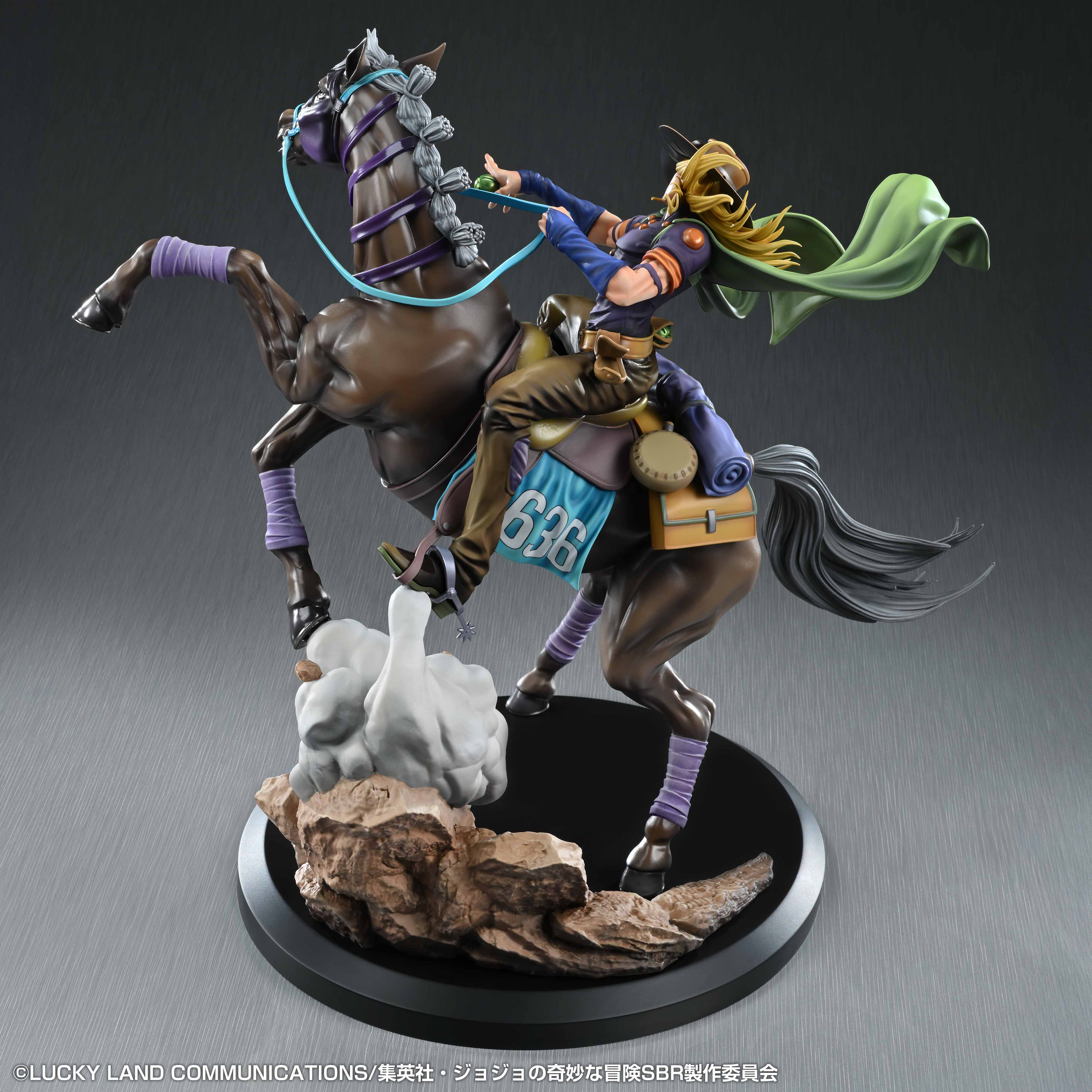 SPECIAL ORDER Medicos Entertainment - Chozo Art Collection - Steel Ball Run: JoJo's Bizarre Adventure - Gyro Zeppeli & Valkyrie [EXCLUSIVE]