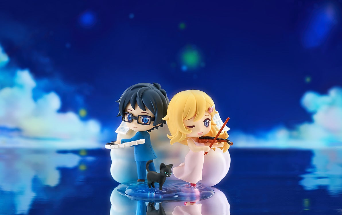 PRE-ORDER Good Smile Arts Shanghai - Qset+ - Your Lie in April - Kaori Miyazono & Kosei Arima