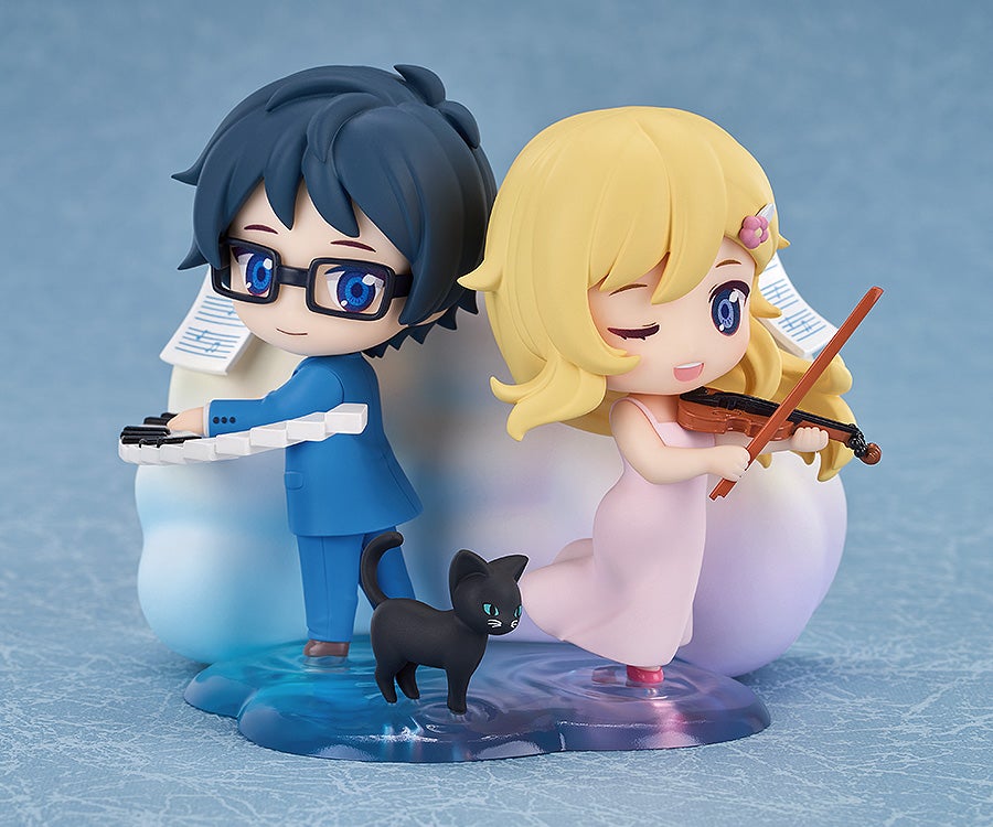 PRE-ORDER Good Smile Arts Shanghai - Qset+ - Your Lie in April - Kaori Miyazono & Kosei Arima