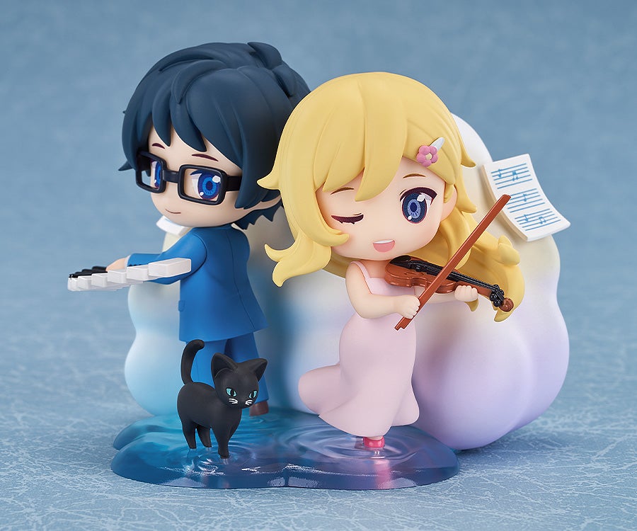 PRE-ORDER Good Smile Arts Shanghai - Qset+ - Your Lie in April - Kaori Miyazono & Kosei Arima