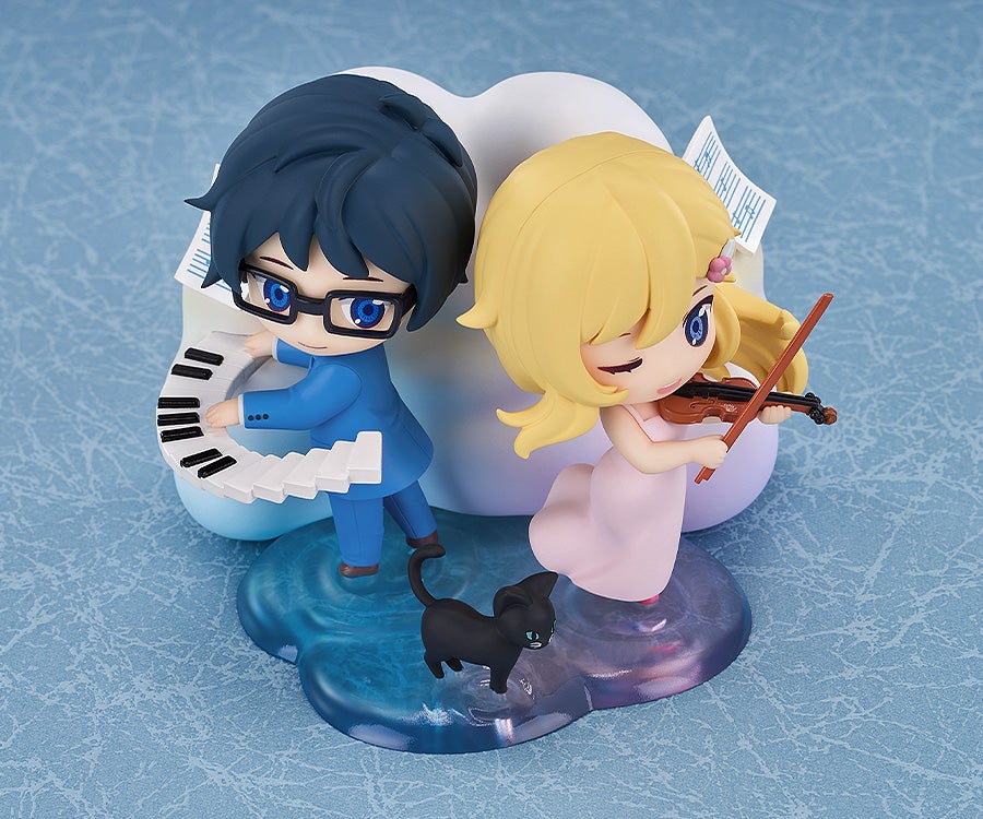 PRE-ORDER Good Smile Arts Shanghai - Qset+ - Your Lie in April - Kaori Miyazono & Kosei Arima