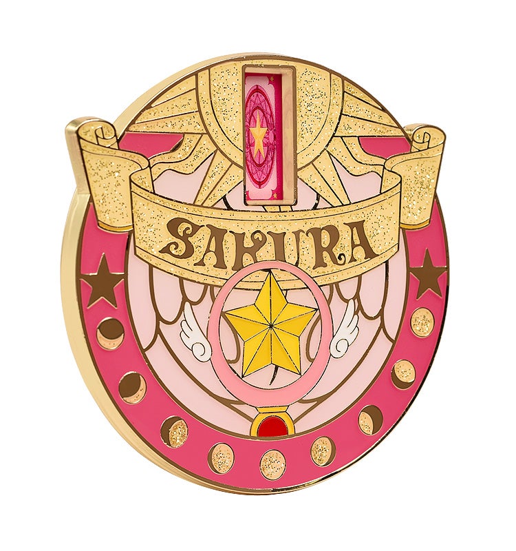 SPECIAL ORDER Good Smile Moment - Cardcaptor Sakura 25th Anniversary Metal Badge - Star Wand [JP]