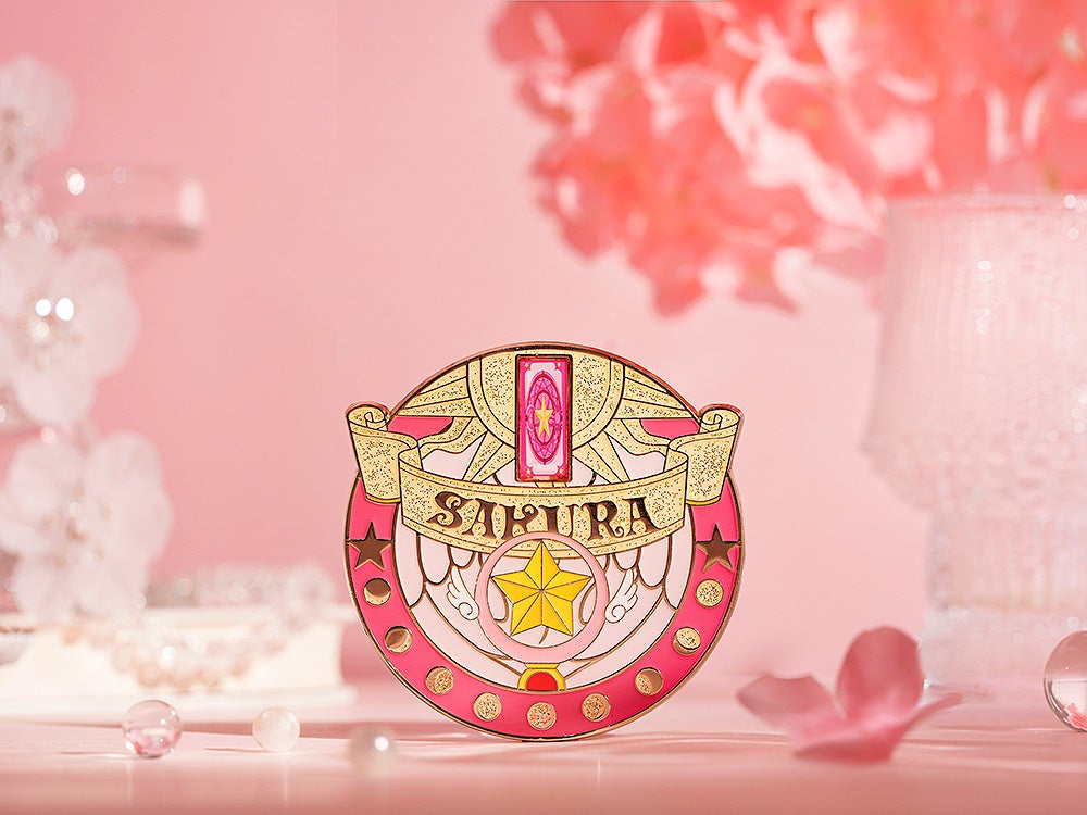 SPECIAL ORDER Good Smile Moment - Cardcaptor Sakura 25th Anniversary Metal Badge - Star Wand [JP]
