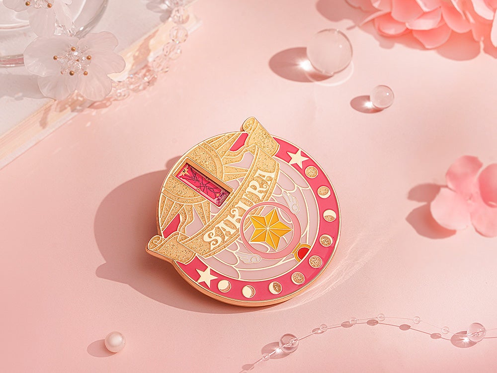 SPECIAL ORDER Good Smile Moment - Cardcaptor Sakura 25th Anniversary Metal Badge - Star Wand [JP]