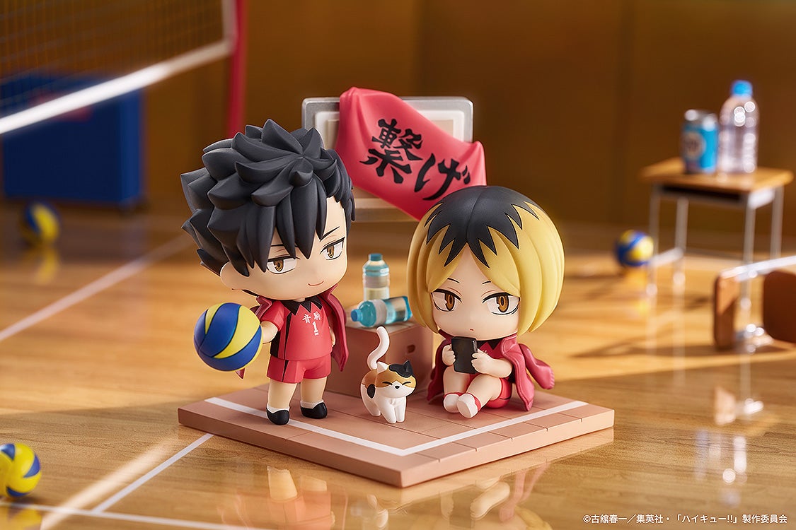 IN-STOCK Good Smile Arts Shanghai - Qset+ - Haikyu!! - Tetsuro Kuroo & Kenma Kozume