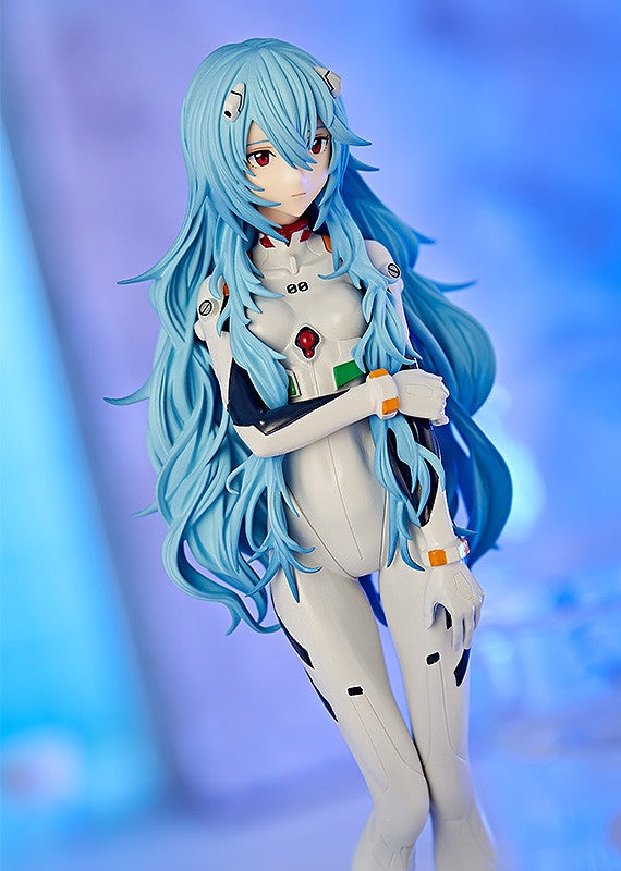 PRE-ORDER Good Smile Company - POP UP PARADE - Rebuild of Evangelion - Rei Ayanami: Long Hair Ver. [2nd Release]
