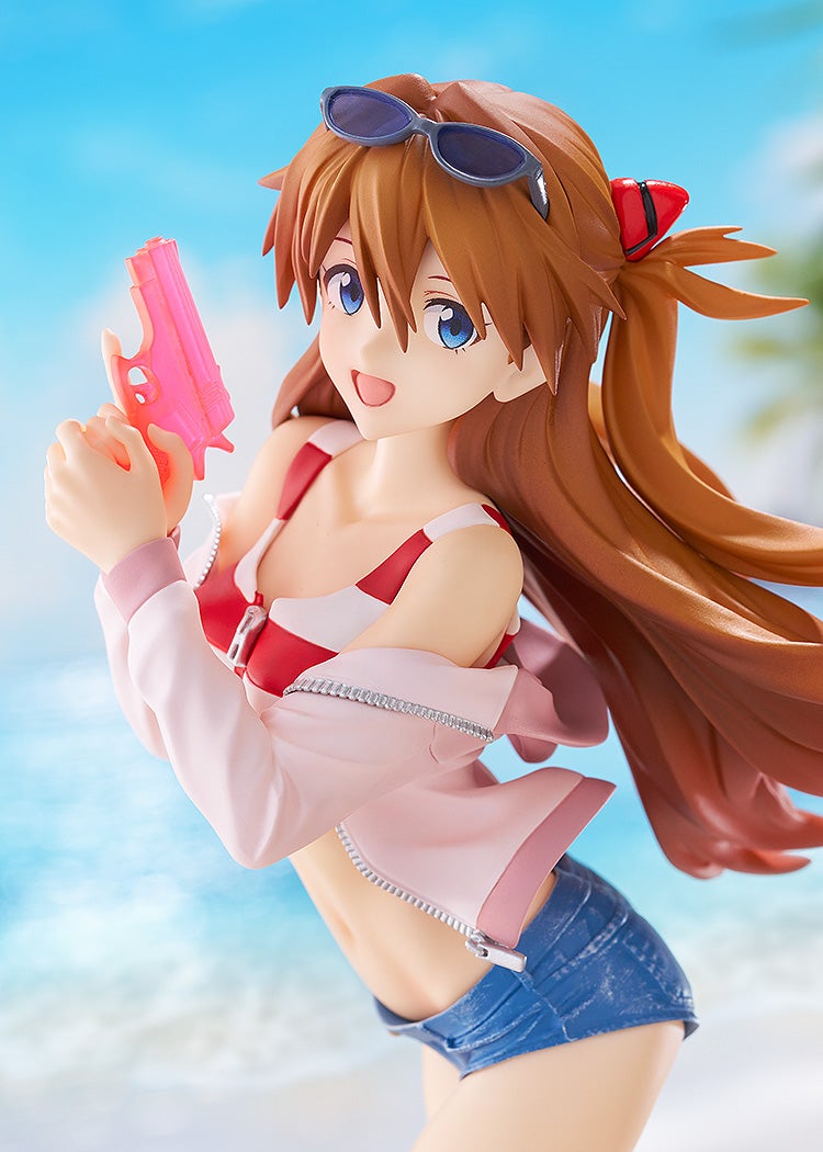 PRE-ORDER Good Smile Company - POP UP PARADE BEACH QUEENS - Rebuild of Evangelion - Asuka Shikinami Langley L Size