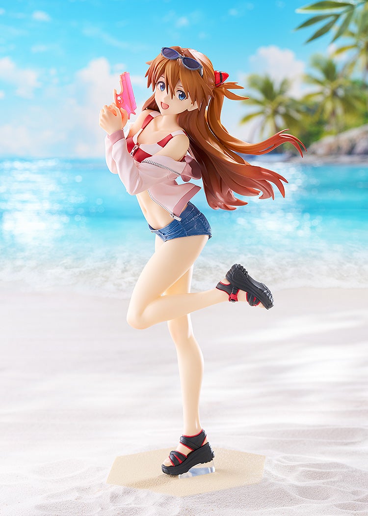 PRE-ORDER Good Smile Company - POP UP PARADE BEACH QUEENS - Rebuild of Evangelion - Asuka Shikinami Langley L Size