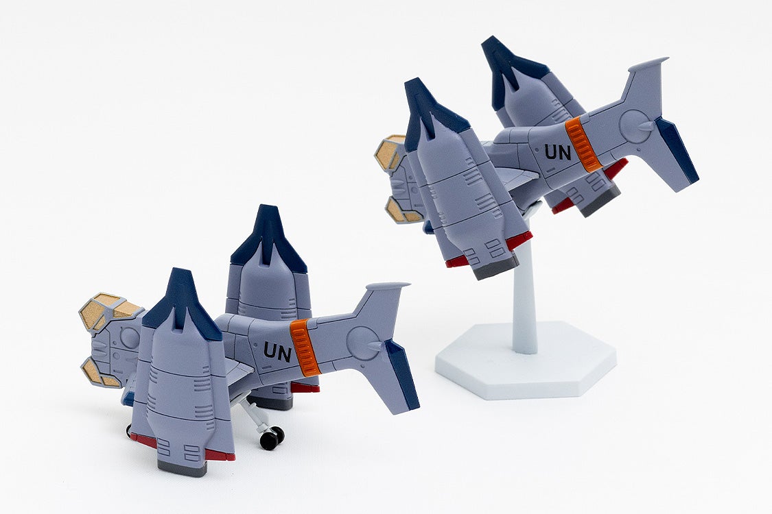 SPECIAL ORDER StudioSYUTO - SYUTO Tiny Scale - Rebuild of Evangelion - UNAF Close Air Support VTOL Aircraft YAGR-3B 1/350 [JP]