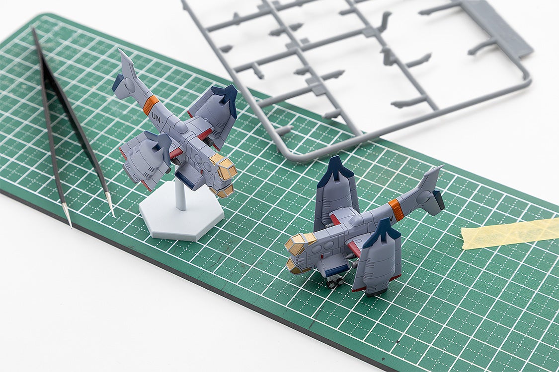 SPECIAL ORDER StudioSYUTO - SYUTO Tiny Scale - Rebuild of Evangelion - UNAF Close Air Support VTOL Aircraft YAGR-3B 1/350 [JP]