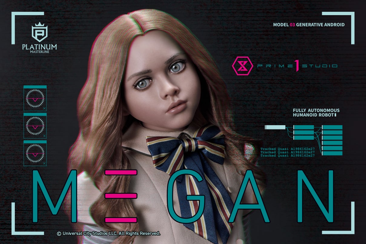 PRE-ORDER Prime1 Studio - Platinum Masterline - M3GAN (Film) - M3GAN Bonus Version 1/3