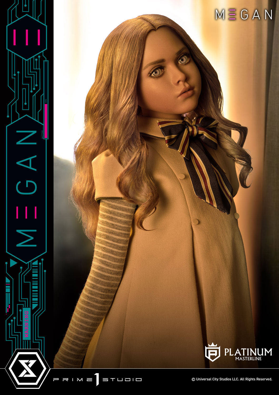 PRE-ORDER Prime1 Studio - Platinum Masterline - M3GAN (Film) - M3GAN Bonus Version 1/3