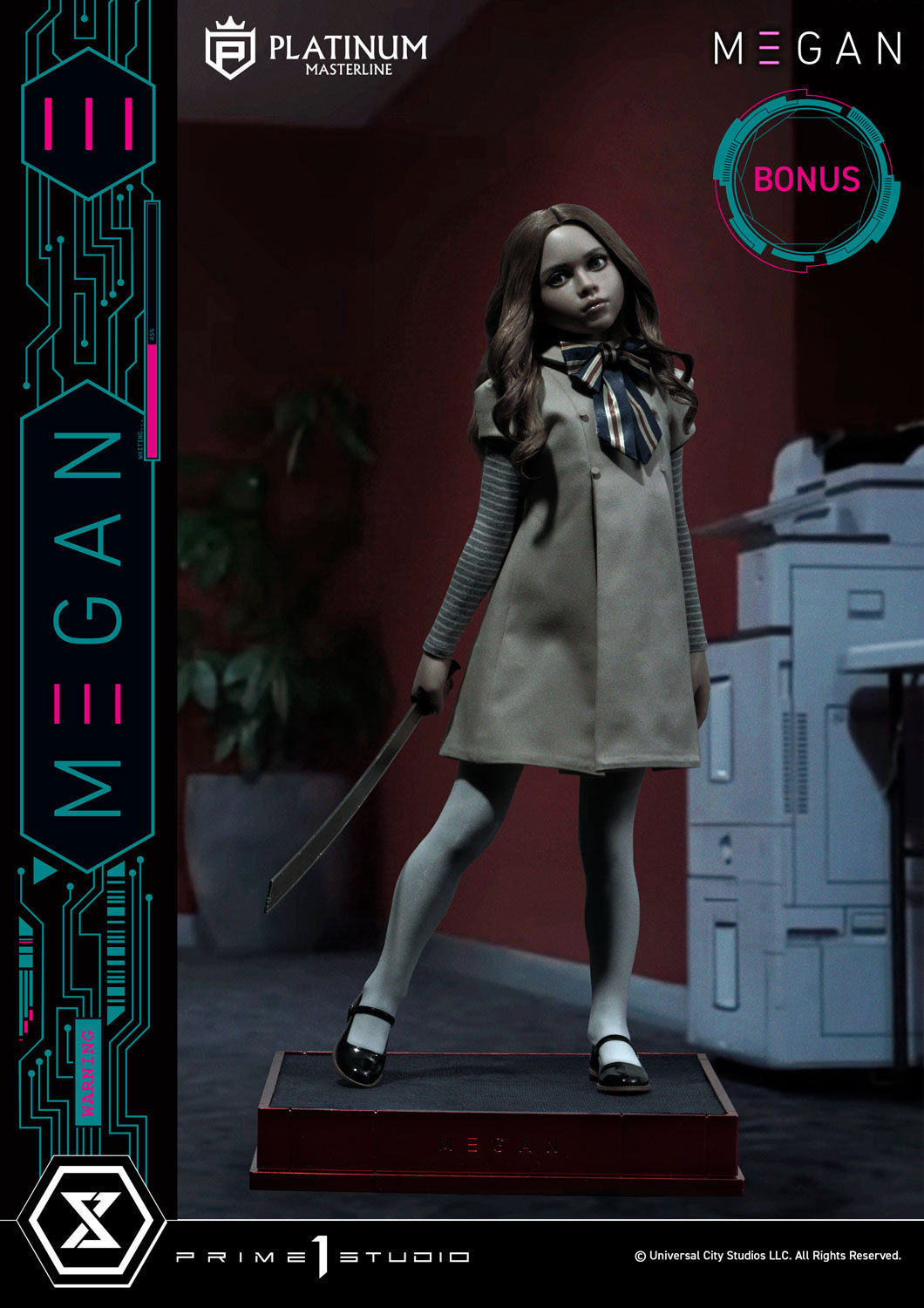 PRE-ORDER Prime1 Studio - Platinum Masterline - M3GAN (Film) - M3GAN Bonus Version 1/3