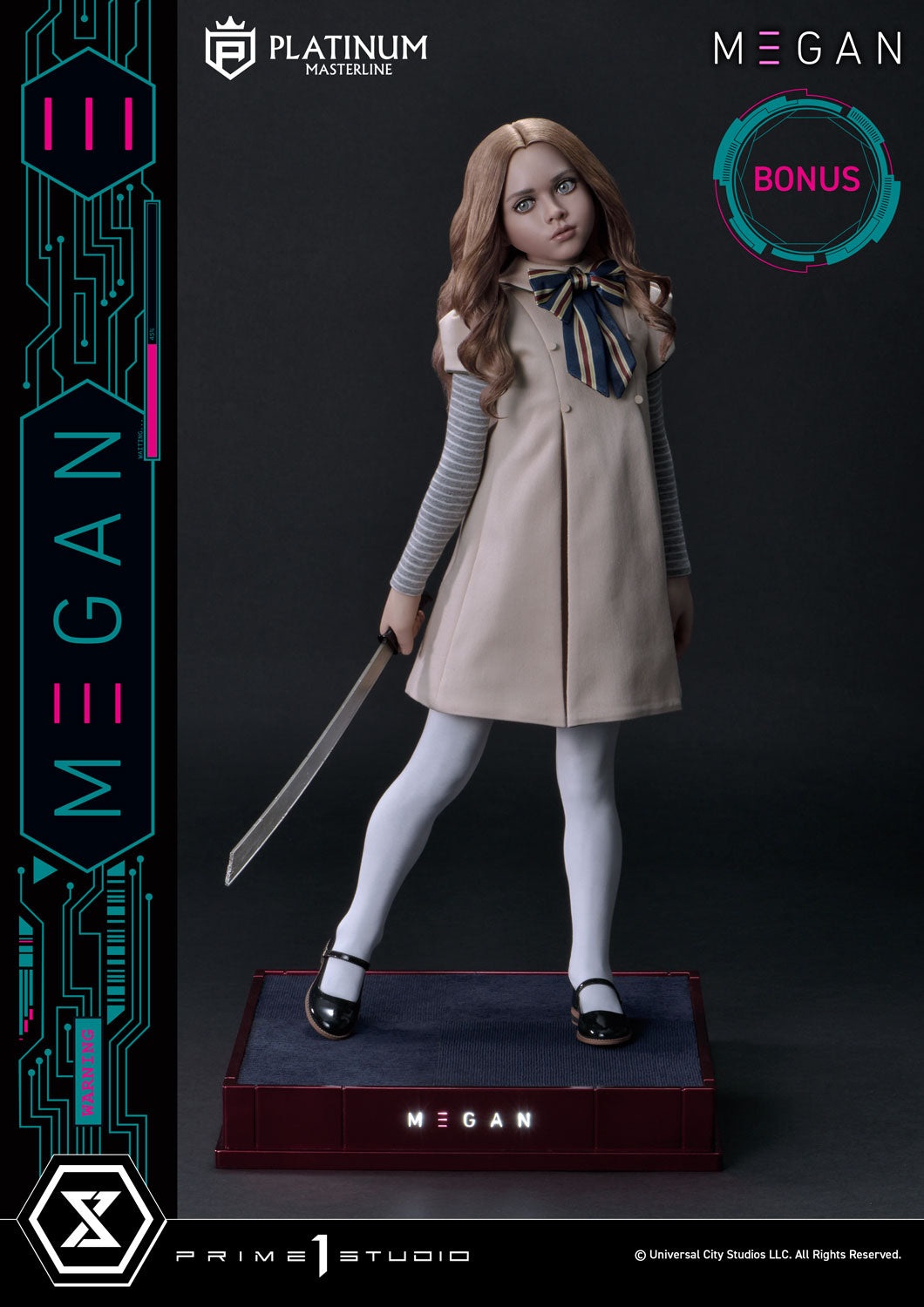 PRE-ORDER Prime1 Studio - Platinum Masterline - M3GAN (Film) - M3GAN Bonus Version 1/3