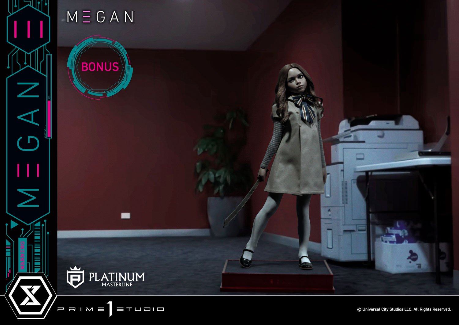 PRE-ORDER Prime1 Studio - Platinum Masterline - M3GAN (Film) - M3GAN Bonus Version 1/3