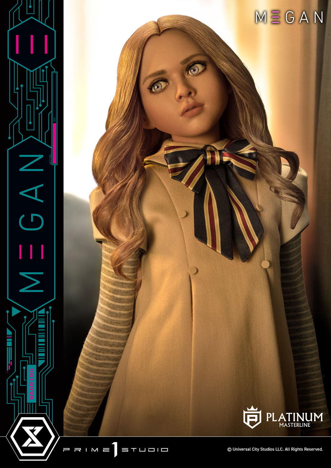 PRE-ORDER Prime1 Studio - Platinum Masterline - M3GAN (Film) - M3GAN Bonus Version 1/3