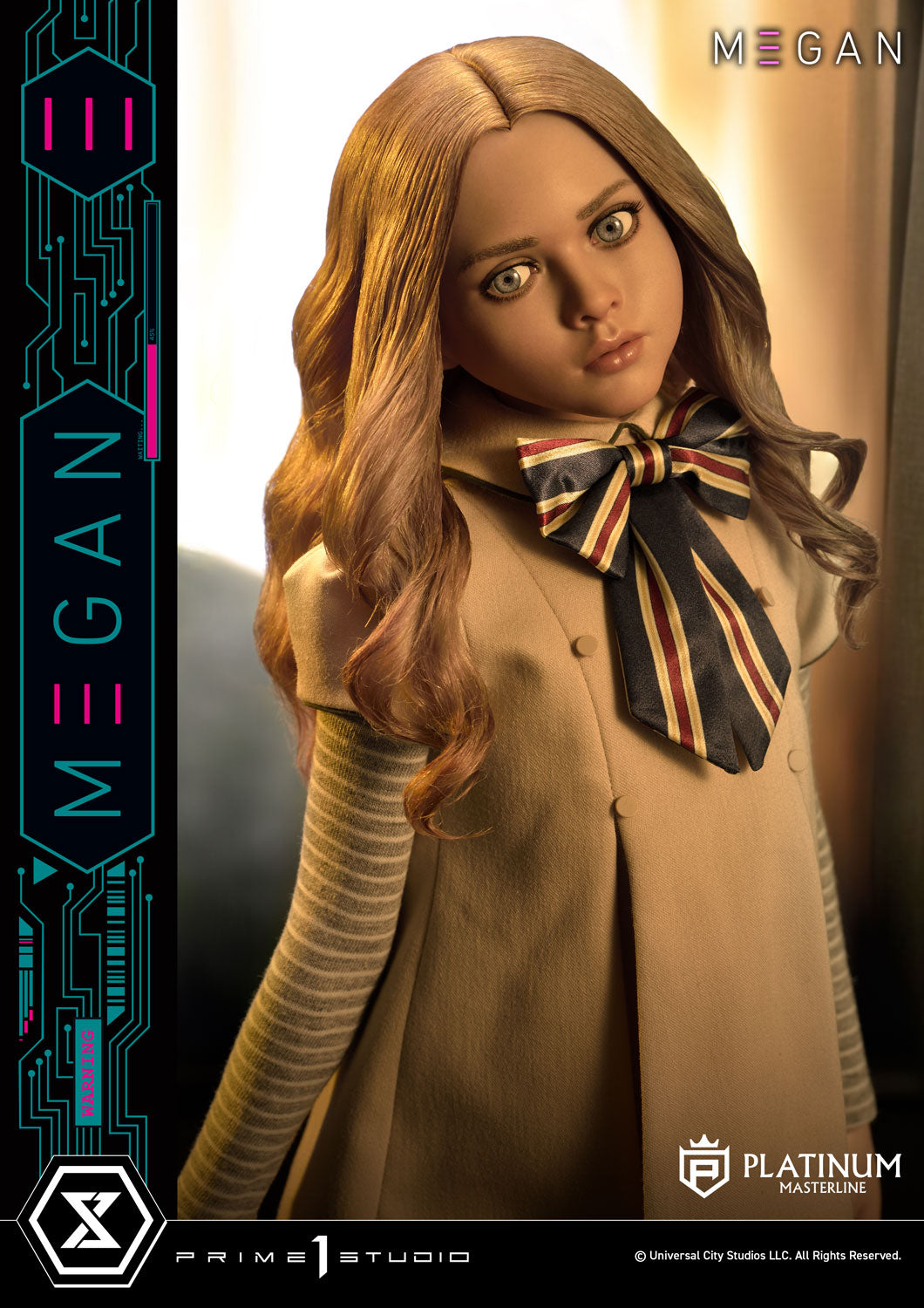 PRE-ORDER Prime1 Studio - Platinum Masterline - M3GAN (Film) - M3GAN Bonus Version 1/3