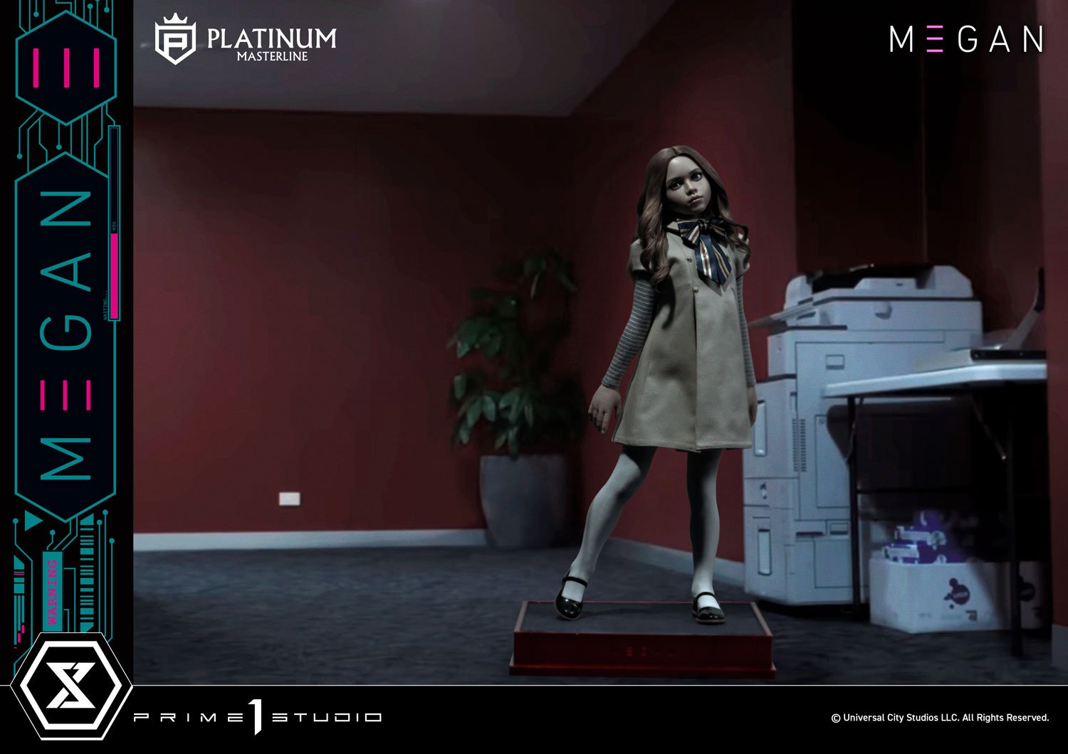 PRE-ORDER Prime1 Studio - Platinum Masterline - M3GAN (Film) - M3GAN Bonus Version 1/3