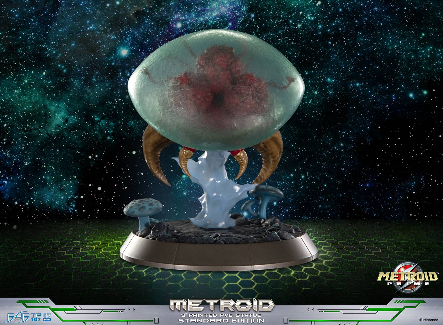 SPECIAL ORDER First 4 Figures - Metroid Prime Glow-in-the-Dark Soft Vinyl Figure - Metroid [JP]
