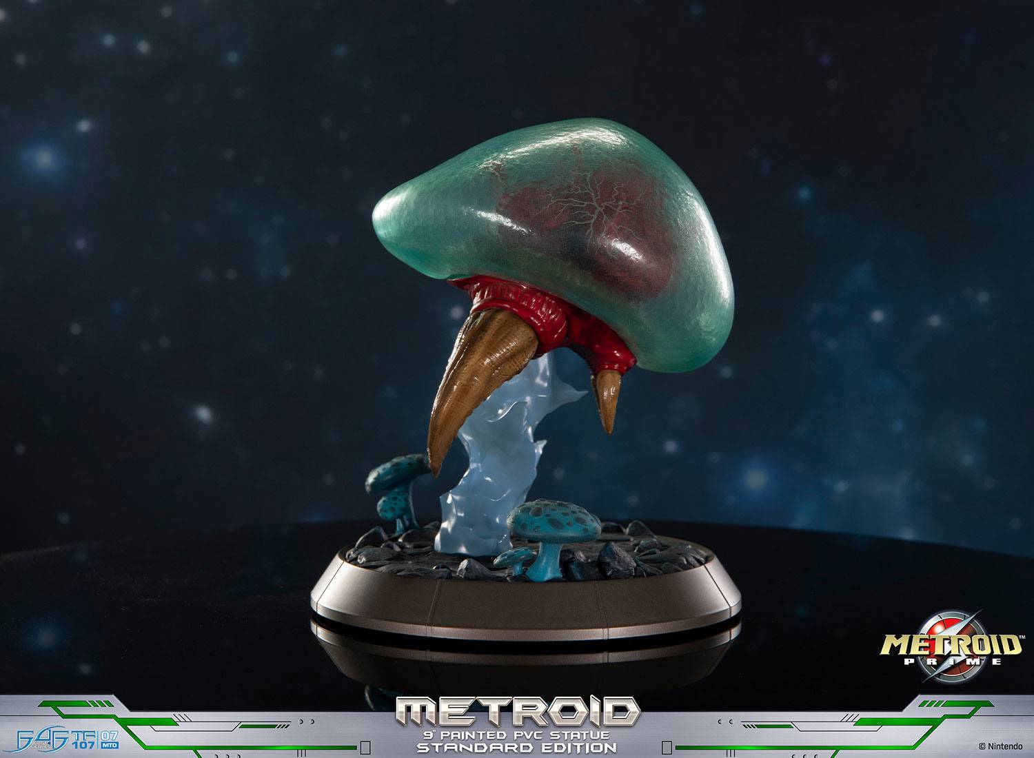 SPECIAL ORDER First 4 Figures - Metroid Prime Glow-in-the-Dark Soft Vinyl Figure - Metroid [JP]