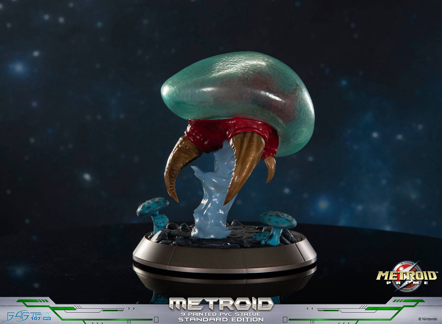 SPECIAL ORDER First 4 Figures - Metroid Prime Glow-in-the-Dark Soft Vinyl Figure - Metroid [JP]