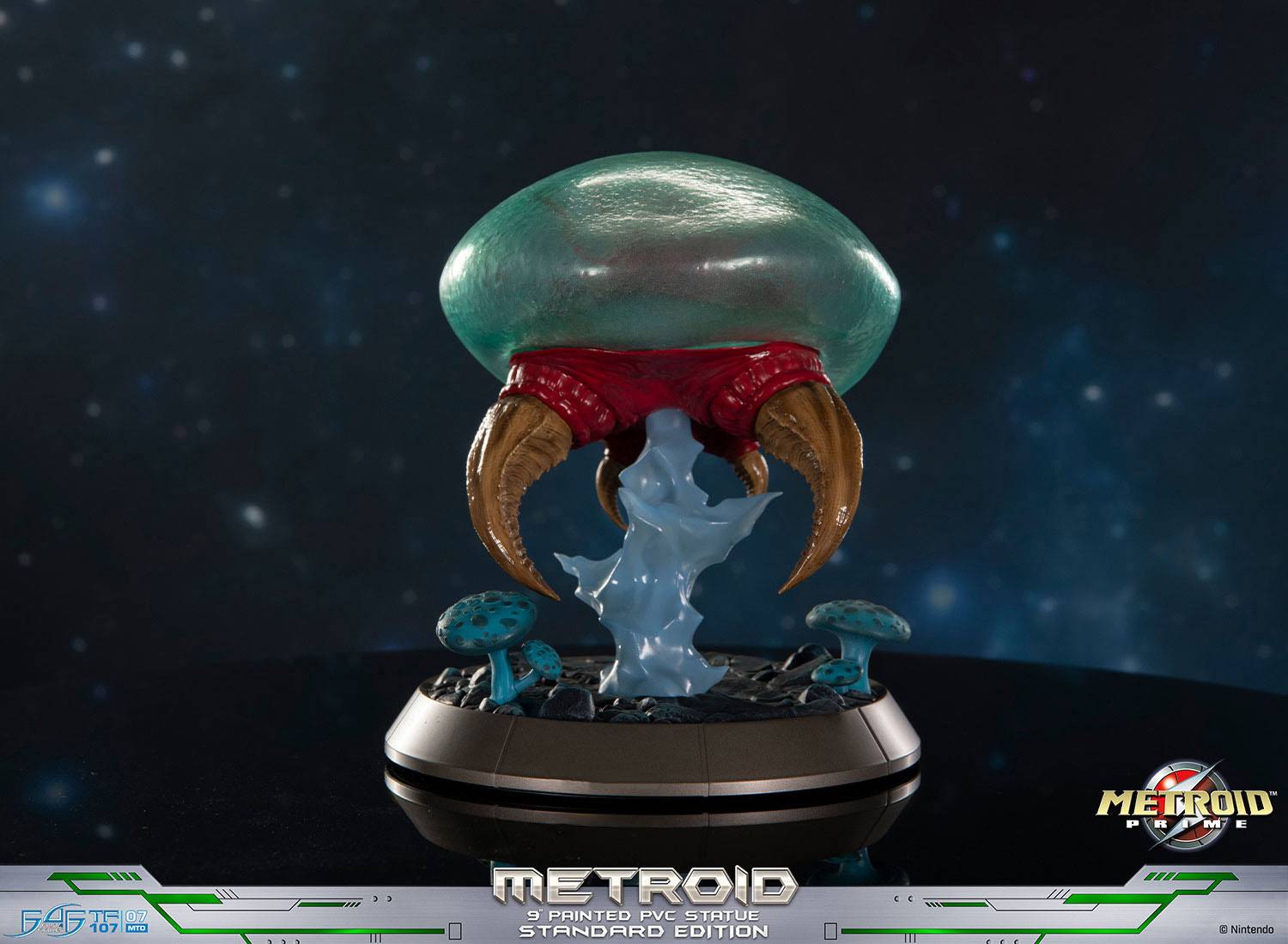 SPECIAL ORDER First 4 Figures - Metroid Prime Glow-in-the-Dark Soft Vinyl Figure - Metroid [JP]