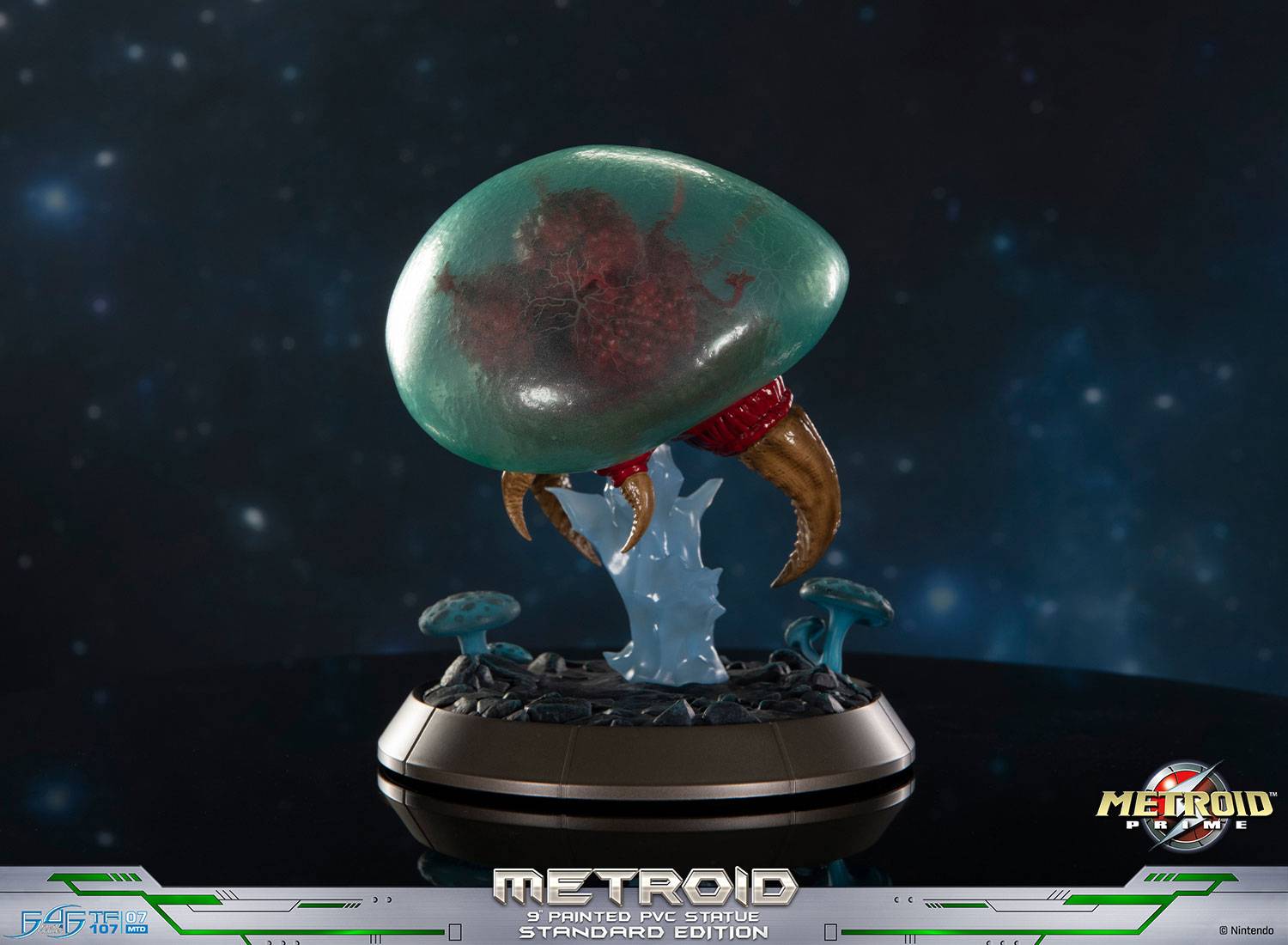SPECIAL ORDER First 4 Figures - Metroid Prime Glow-in-the-Dark Soft Vinyl Figure - Metroid [JP]