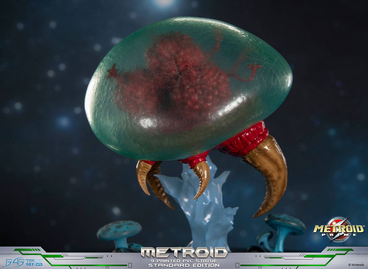 SPECIAL ORDER First 4 Figures - Metroid Prime Glow-in-the-Dark Soft Vinyl Figure - Metroid [JP]