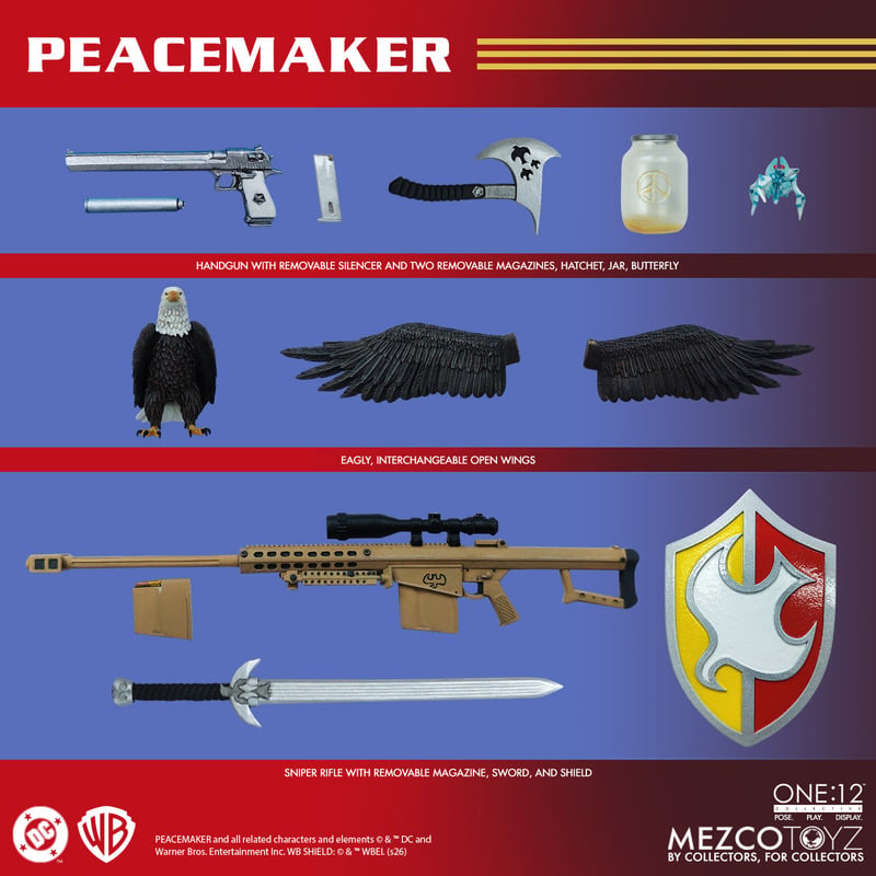 SPECIAL ORDER Mezco Toyz - One:12 Collective - Peacemaker - Peacemaker 1/12 [JP]