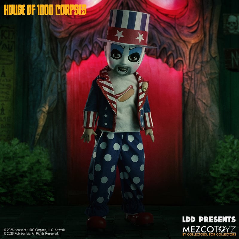 SPECIAL ORDER Mezco Toyz - Living Dead Dolls - House of 1000 Corpses - Captain Spaulding [JP]