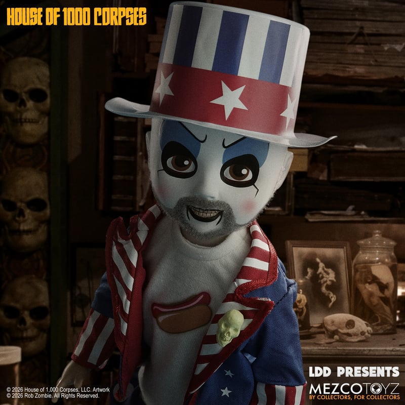 SPECIAL ORDER Mezco Toyz - Living Dead Dolls - House of 1000 Corpses - Captain Spaulding [JP]