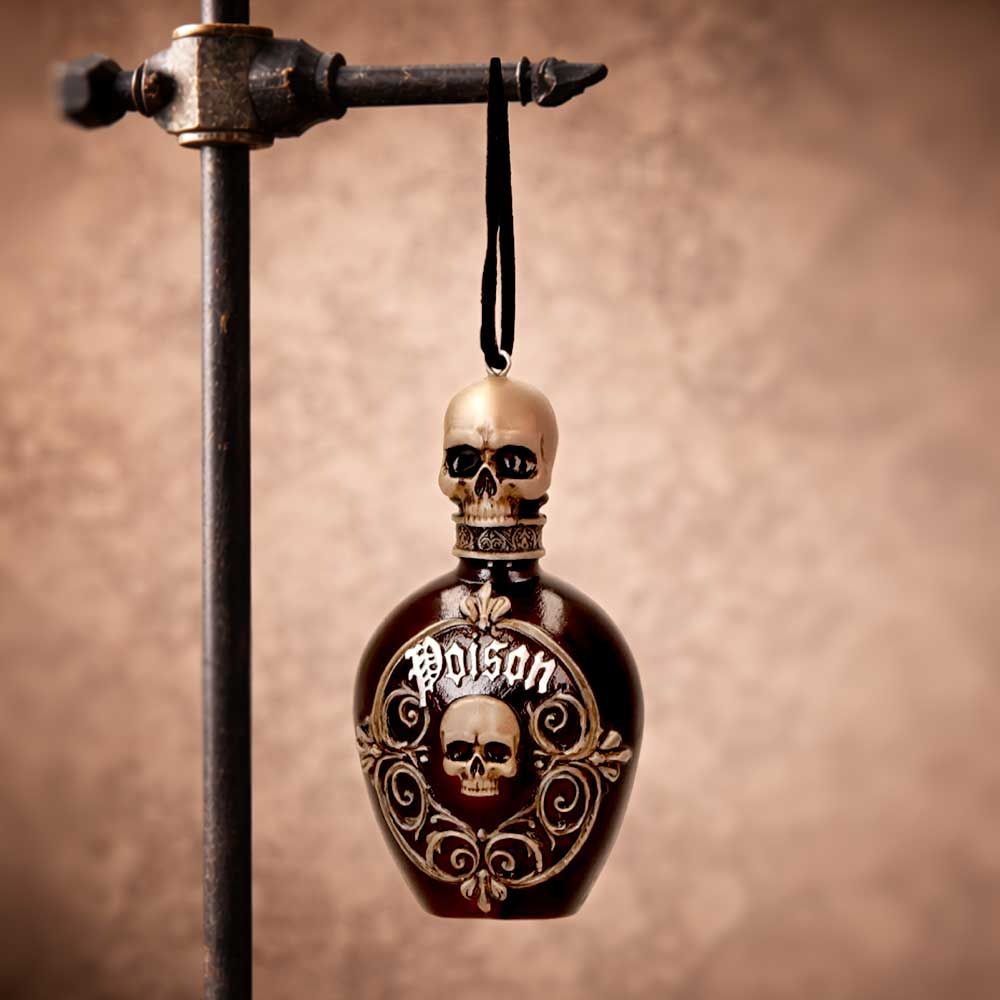 SPECIAL ORDER Nemesis Now - House of Obscura - Poison Bottle Hanging Ornament [JP]