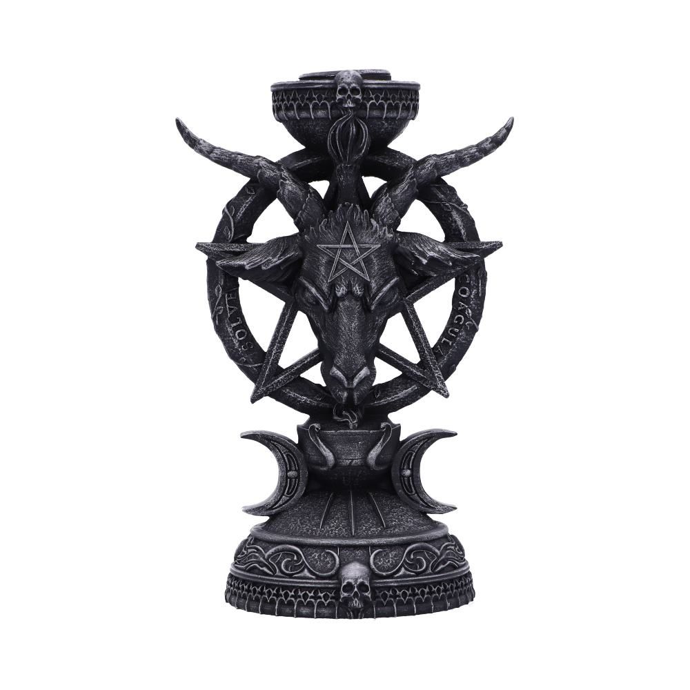 SPECIAL ORDER Nemesis Now - Baphoment Collection - Light of Baphomet Candle Holder [JP]