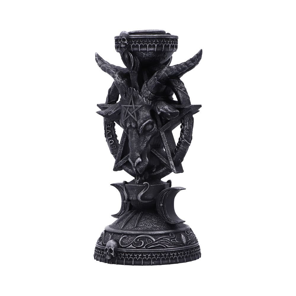 SPECIAL ORDER Nemesis Now - Baphoment Collection - Light of Baphomet Candle Holder [JP]